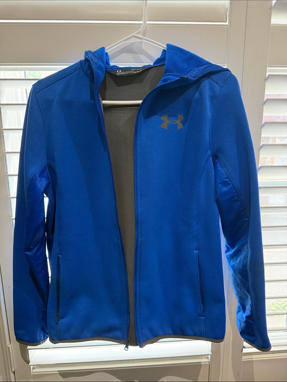 Under Armour Royal Blue Full-Zip Hooded Jacket